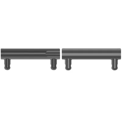 1 Pair Watch Strap Connector 18mm to 12mm Watch Band Metal Adapter - Black