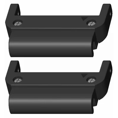 1 Pair For Garmin Fenix 8 47mm / Fenix 7 / Fenix 7 Pro 47mm Watch Strap Connector 22mm to 22mm Metal Adapter - Black