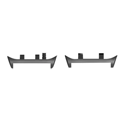 1 Pair Watchband Connector For Huawei Watch D2 Metal Connector 22mm Replacement Strap Adapters - Black