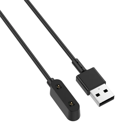 1m Charging Cable for Xiaomi Mitu 7A / XiaoXun T6 C / T6 Kids Smartwatch Magnetic Charging Cord - Black