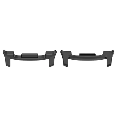 1 Pair 22mm Watch Band Adapter for Samsung Galaxy Watch8 Classic 46mm / Watch8 44mm / 40mm / Watch Ultra (2025) 47mm Zinc Alloy Connector - Black