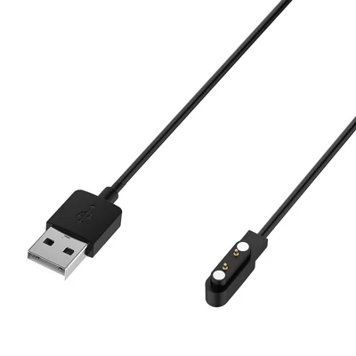 For Cosmo JrTrack 5 Kids Smart Watch Magnetic Charging Cable 60cm USB Watch Cord - Black