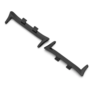 1 par de adaptadores de banda de reloj de metal para accesorios de smartwatch Honor Watch X5 - Negro