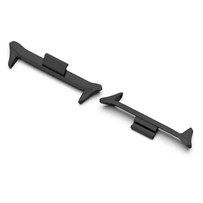 1 par de adaptadores de banda de reloj de metal para el reloj iQOO Watch GT 2 / Watch GT 2 de vivo, accesorios de smartwatch - Negro