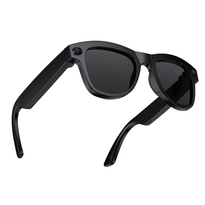 M01S Echtzeit-Übersetzungs-AI-Smartbrille Sprachanruf Musikwiedergabe Multifunktionsbrille - Schwarz