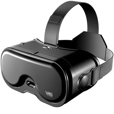 Visore VRG Q8 Integrato per Realtà Virtuale, Occhiali 3D per Giochi e Realtà Aumentata per Smartphone - VRGQ8 Luce Blu