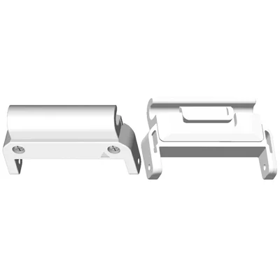 1 Pair 26mm to 22mm Colorful PC Connector for Huami Amazfit T-Rex Ultra 2 / Garmin Fenix 8 Pro AMOLED 51mm / Fenix 7X Quick Release Strap Adapter - White