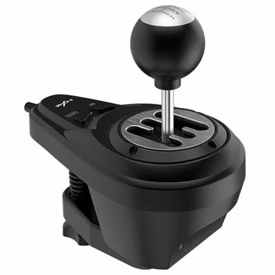 PXN PXN-A7 Spil Gear Shift-vel 6+1 hastighed H-mønster Sekventiel Gear Shifter til PC Racing Hjul - Sort