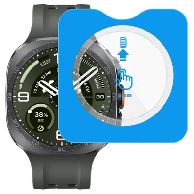 IMAK til Samsung Galaxy Watch Ultra2 47 mm, skærmværn af krognet glas med installationsværktøj – transparent