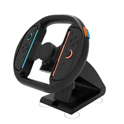 KJH NS2-868 Volante per Nintendo Switch NS1 / NS2 Joy-Con, Altezza Regolabile, Estensioni Pulsanti SL/SR, Supporto da Tavolo - Come mostrato