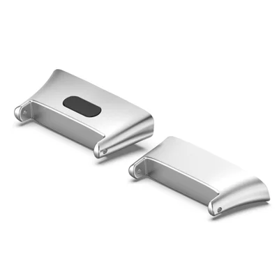 1 Paar für Xiaomi Redmi Watch 3 / Mi Watch Lite 3 Metallarmband-Adapter Uhrenarmband-Verbinder 20mm - Silber