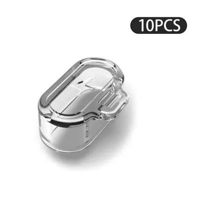 10 قطع لجهاز Garmin Forerunner 955 / 255 / 255S / Vivosmart 5، سدادة مقاومة للغبار مصنوعة من السيليكون، غطاء شفاف لمنفذ شحن الساعة - شفاف