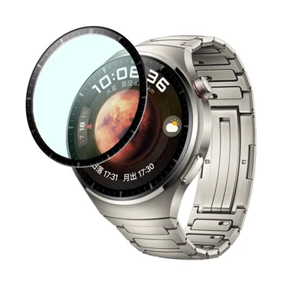 Displayschutzfolie für Huawei Watch 4 Pro, 3D gekrümmter kratzfester PET-Klarer Film