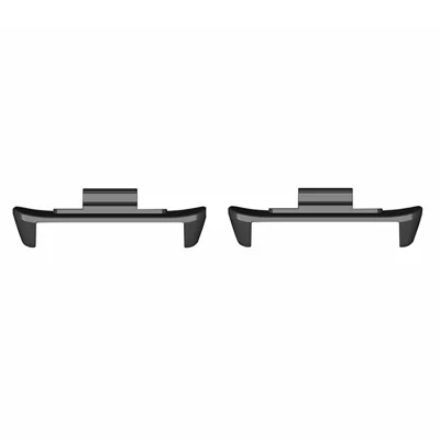 1 Paire pour Xiaomi Redmi Watch 4 Connecteur de Bracelet de Montre en Métal 22 mm Adaptateur Accessoire - Noir