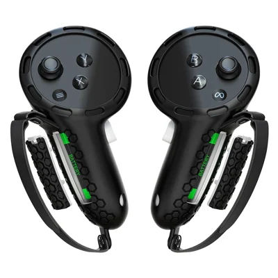 1 Pair For Meta Quest 3 / 3S Handle Controller Cover VR Hand Grip Case Easy to Replace Battery