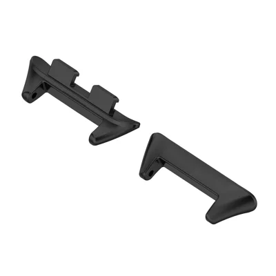 1 Pair For Honor Band 9 Stainless Steel Wrist Strap Connector Watch Band Adapter - Black
