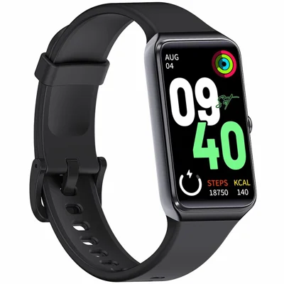 C82 1.47-inch Smart Watch Heart Rate Blood Pressure Body Temperature Health Monitoring Sports Bracelet - Black