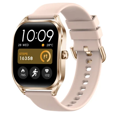 H35 2.02-inch Heart Rate Blood Pressure Monitoring Smart Watch Bluetooth-compatible Call Smart Bracelet - Gold