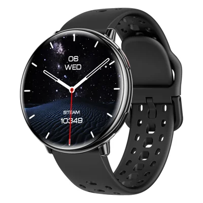 HD21 Women GPS Smartwatch Fitness Tracker Outdoor Sports Waterproof Compass Altimeter Barometer Watch - Black
