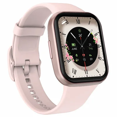 Q23Pro 1.83 Inch TFT Color Screen Bluetooth-compatible Smart Watch Health Monitor Fitness Tracker for Android / iOS - Pink