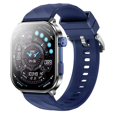 REMAX WATCH31 AI Smart Watch Multi-Function Bluetooth-compatible Calling Health Monitor Wristwatch, 4GB RAM - Blue
