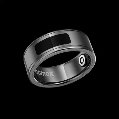 MOMAX 1-Sense Smart Ring Health Fitness Tracker with Heart Rate SpO2 Sleep Monitoring - 8 (57mm)