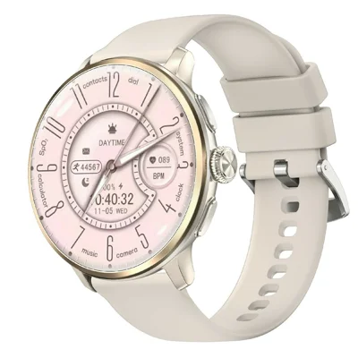 H88 1.6inch AMOLED Smart Watch 4G Global Connectivity Bluetooth-Compatible Dual System Health Monitor for Women - Pink