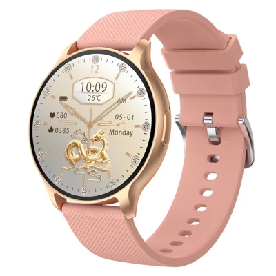 U23 100+ Sports Modes Health Monitoring Bluetooth-compatible Call 1.32 Inch AMOLED HD Screen Smart Watch - Gold