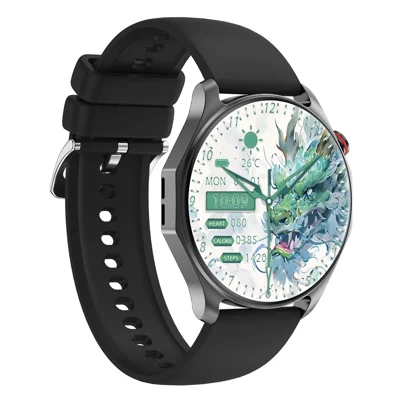 U11 1.43 Inch AMOLED Screen Sports Smart Watch ECG + PPG Health Monitor Bluetooth-compatible Calling Fitness Tracker - Black