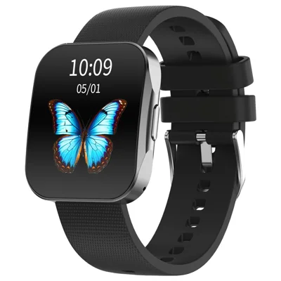 U19 1,85 Zoll AMOLED-Kurvenbildschirm Smartwatch IP68 wasserdicht Bluetooth-fähig Anruffunktion Gesundheitsmonitor - Tarnish