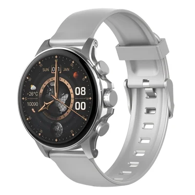 LDNIO SW01 Smart Watch 1.58 Inch AMOLED IP68 Waterproof Bluetooth-compatible Call Heart Rate Blood Oxygen Sleep Health Monitor - Silver