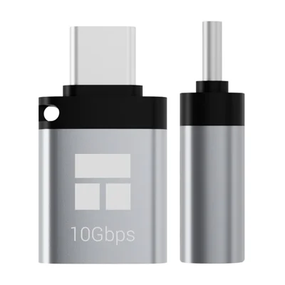 THERMALRIGHT DCA02 10Gbps USB3.2 Gen2 Data Transfer Charging Adapter Aluminum Alloy Converter for Phone Laptop - Type-C Male to USB-A Female