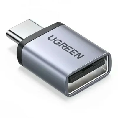 UGREEN 40702 USB-C Hertil USB 3.0 Hunadapter 5 Gbps OTG Dataoverførsel til Laptop, Tablet, Telefon