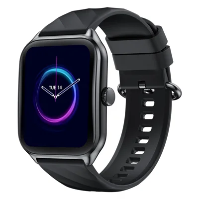ZEBLAZE GTS 4 Smartwatch 1,94 Zoll AMOLED Bluetooth-Anrufe Herzfrequenz SpO2 Gesundheitstracker – Schwarz
