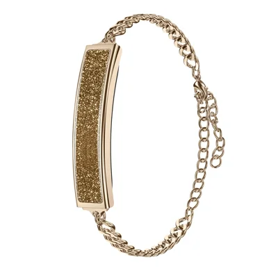 B6 Modieuze Smarte Armband voor Vrouwen Gezondheidstracker met Hartslag Bloedzuurstof Slaapmonitor 5ATM Waterdicht - Goud