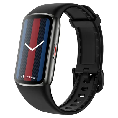 FT55 Smartwatch 1,47 inch TFT touchscreen 123 sportmodi Gezondheidsmonitoring 3ATM waterdicht - Zwart