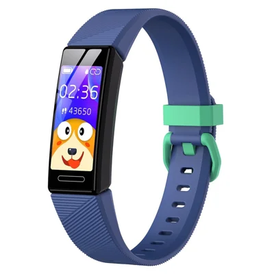 Y99C 0,96 inch Kinder Smartwatch IP68 Waterdichte Sportarmband Gezondheidsmonitoring Polsbandje - Blauw