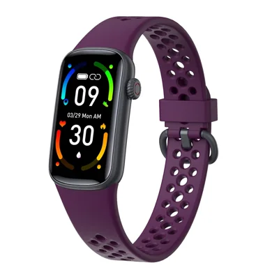 H91 1.47 inch HD Screen Smart Watch Multi-Sport Mode Fitness Bracelet Waterproof Health Watch with Heart Rate / Blood Oxygen Monitoring - Purple
