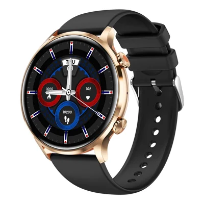 MX40 1,39-Zoll-Bluetooth-Smartwatch mit weiblichem Menstruationszyklus und Gesundheitsüberwachung Sportarmband - Schwarz / Schwarz