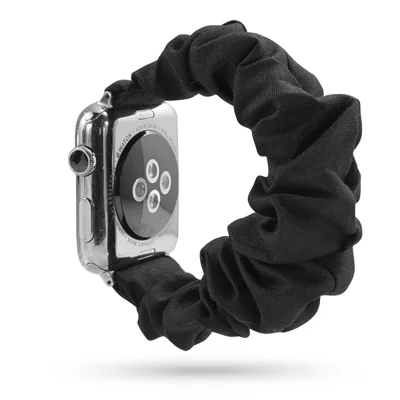 Pattern Printing Cloth Wrist Bracelet Strap for Apple Watch Ultra 4 3 2 1 49mm / Series 12 11 10 46mm / 9 8 7 45mm / SE3 SE2 SE 6 5 4 44mm / 3 2 1 42mm - Style A