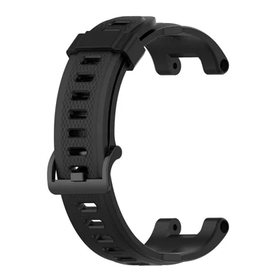 Silicone Watch Band Wrist Strap for Huami Amazfit T-Rex / Amazfit T-Rex Pro - Black