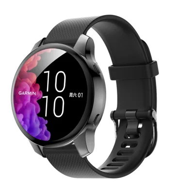 Plated TPU Frame Case for Garmin Venu - Black
