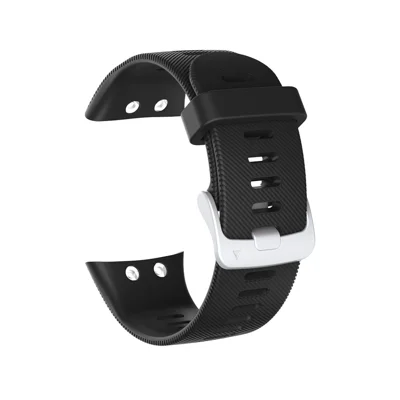 Silicone Smart Watch Replacement Strap for Garmin Forerunner 45 - Black