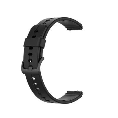 Soft Silicone Watch Strap Replacement 16mm for Huawei TalkBand B3 / B6 - Black