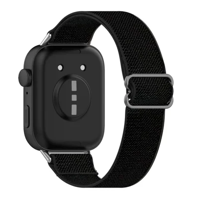 For Huawei Watch Fit 3 Nylon Strap Stretchy Solo Loop Sport Watch Bands - Black