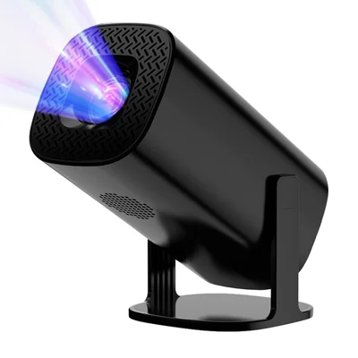 P30 Mini Projector Android 11 WiFi 6 4K 1080P Bluetooth-Compatible 5.0 Home Cinema Projector - Black / US Plug