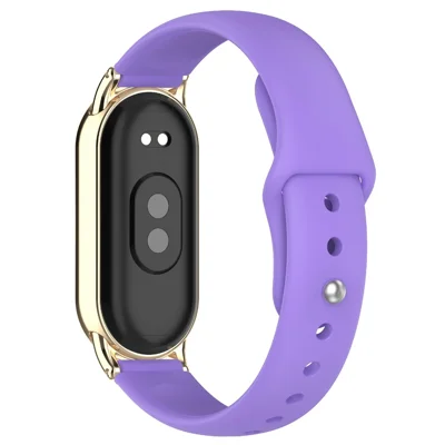 Replacment Band for 12mm Universal Smart Watch Reverse Buckle Silicone Watch Strap - Purple