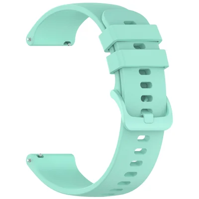 For Garmin Approach S50 / vivoactive 5 Silicone Watch Band 20mm Quick Release Replacement Strap - Teal
