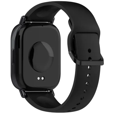 For Xiaomi Redmi Watch 5 Lite Band Waterproof Sweatproof Soft Silicone Sport Strap - Black