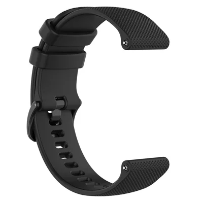 Bulk Purchasing Replacement Strap for Huawei Watch GT 5 Pro 42mm / GT 5 / GT 4 41mm / Watch 4 43mm / Watch 3 43mm / Oppo Watch X3 Mini Smart Watch Band 18mm Grid Texture - Black